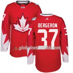 Canada Hockeydrakt Patrice Bergeron 37 World Cup i ishockey 2016 Rød - Herre